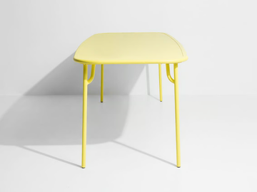 WEEK-END - Rectangular powder coated aluminium garden table by Petite Friture - view 3